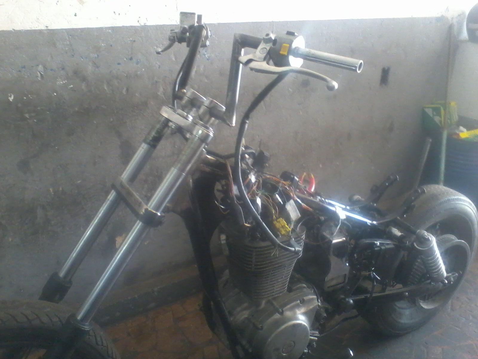 SUZUKI SAVAGE LS 650 Guidão Zbar colocado e mais B.O rsrsrs