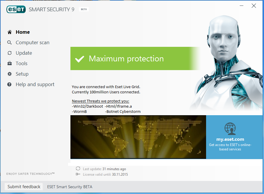 download eset smart security 9 full crack 64 bit
