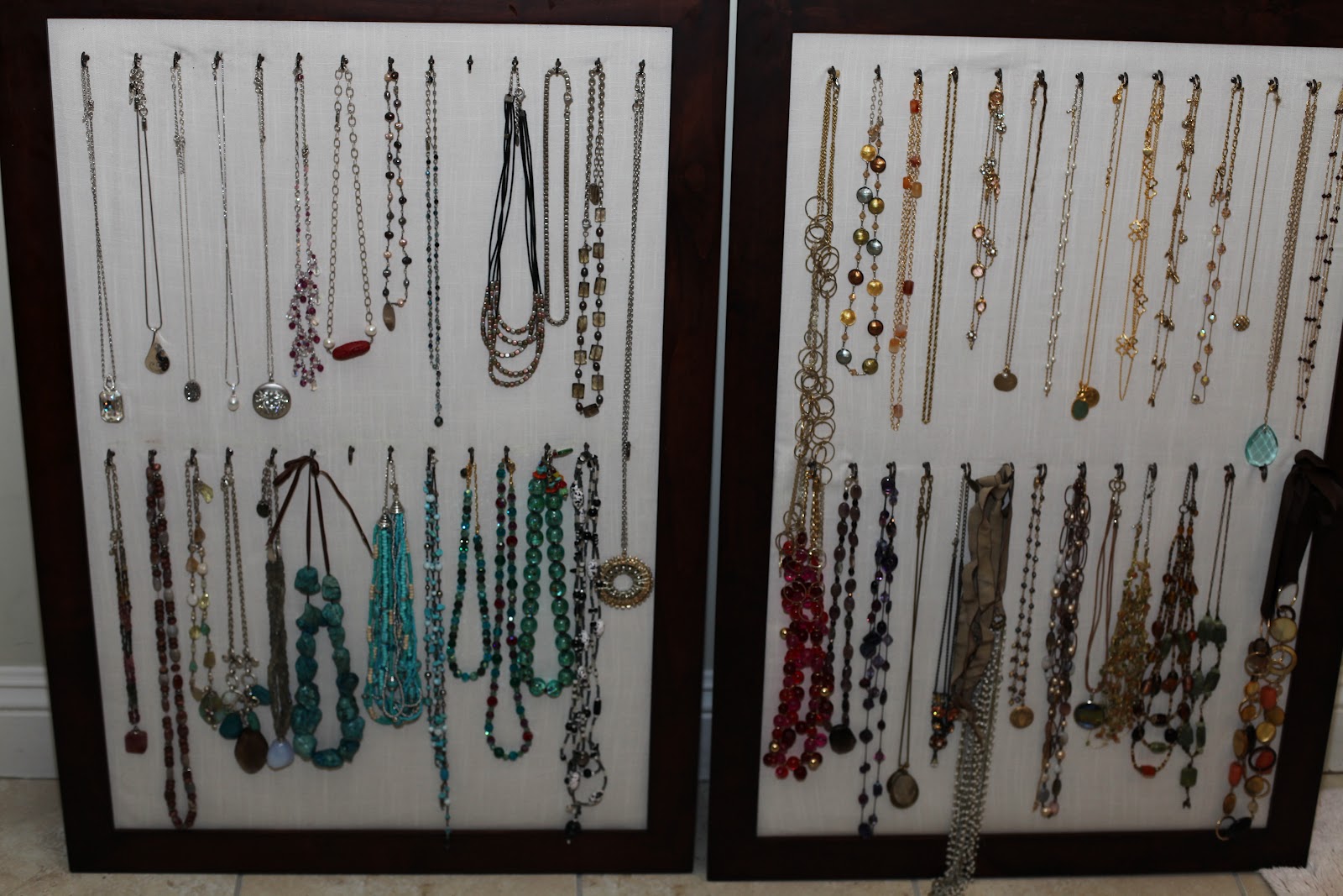 Krimey Kreations Craft DoitYourself Necklace Organizer