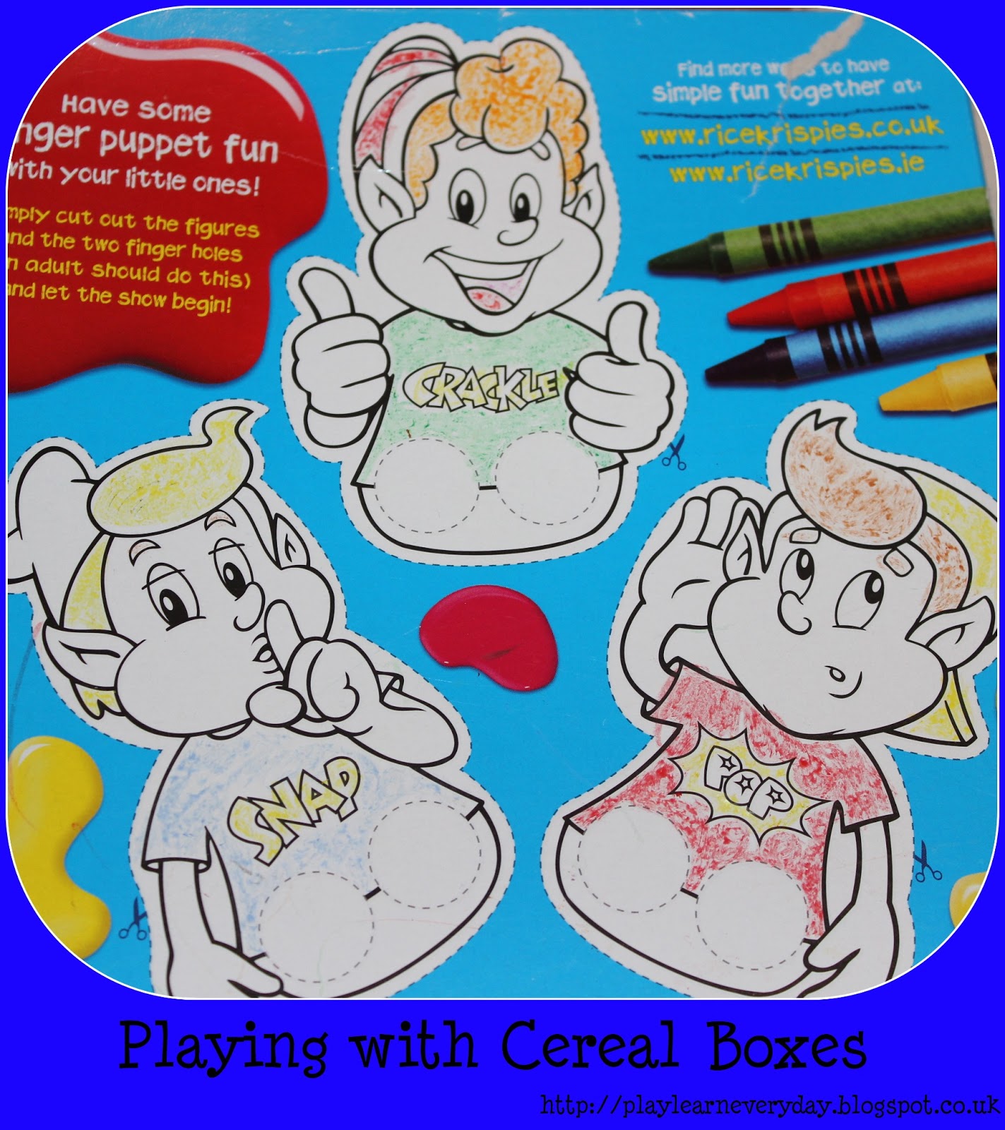 Playing with Cereal Boxes Play and Learn Every Day