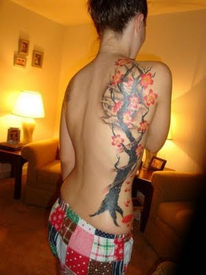 'Japanese Tattoo' Cherry Blossom Tattoo