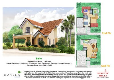 Mission Hills Antipolo | House Model Belle