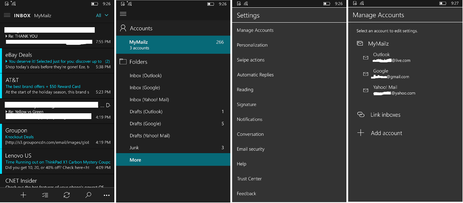 windows 10 mail app link inboxes windows 10 mail app link inboxes