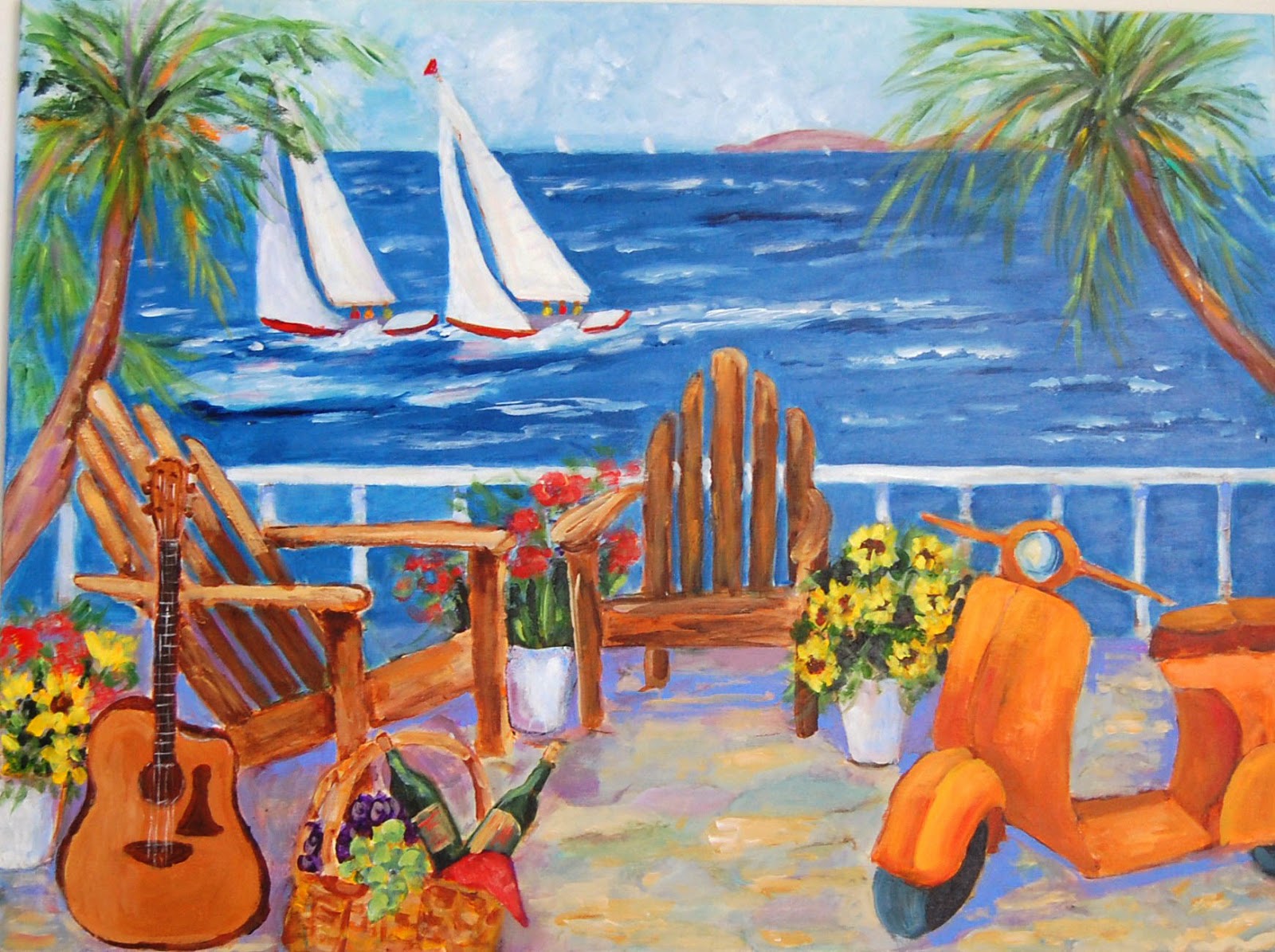 My Painted Garden Coastal Cottage Art Inspirations