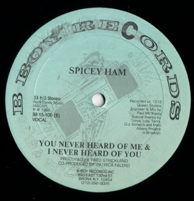 Spicey Ham – Sex Sex & More Sex / You Never Heard Of Me & I Never Heard Of You – 12" – 1988