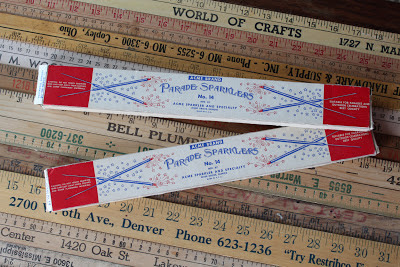 vintage sparklers July 4th themerrymagpievintage