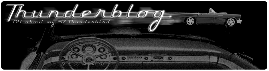 Thunderblog My 57 Ford Thunderbird
