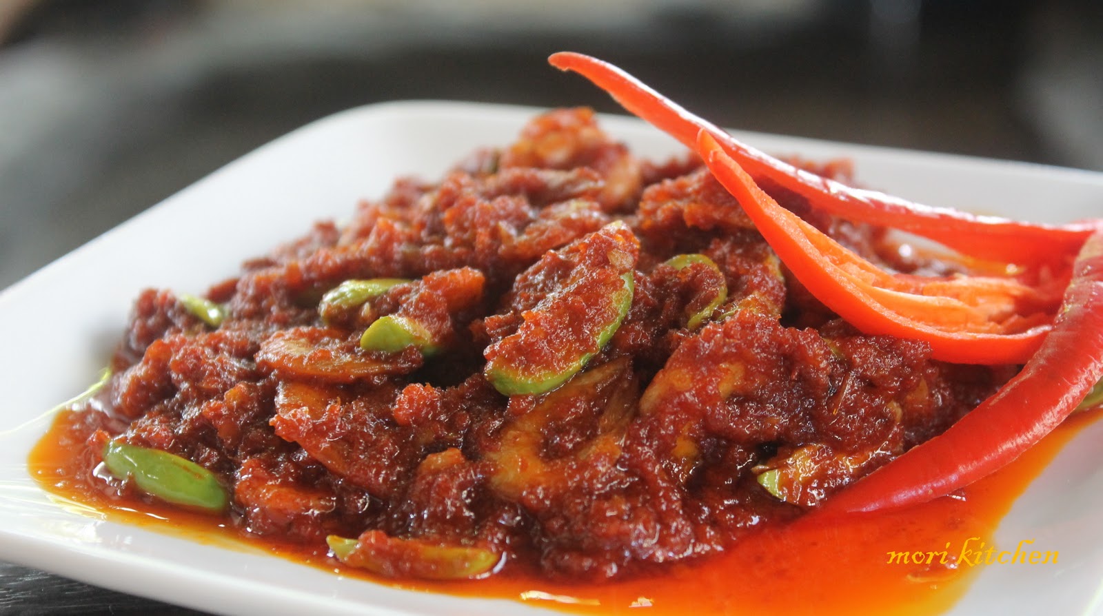 Mori's Kitchen: Sambal Udang Kering dengan Petai