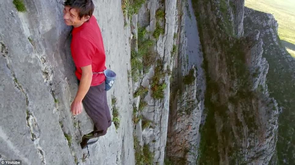 the other paper Free climber scales 2,500 ft rock face without ropes (VIDEO)