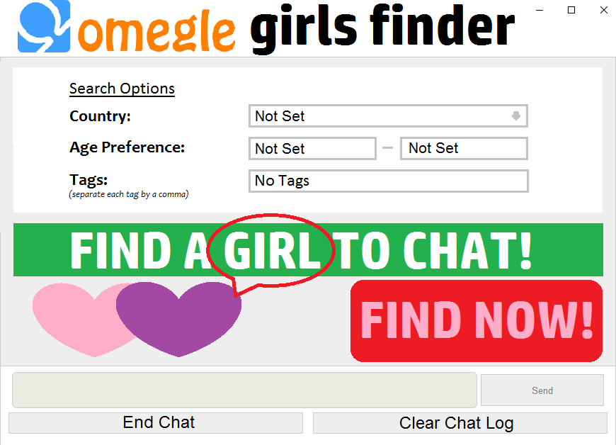 finding girls on omegle