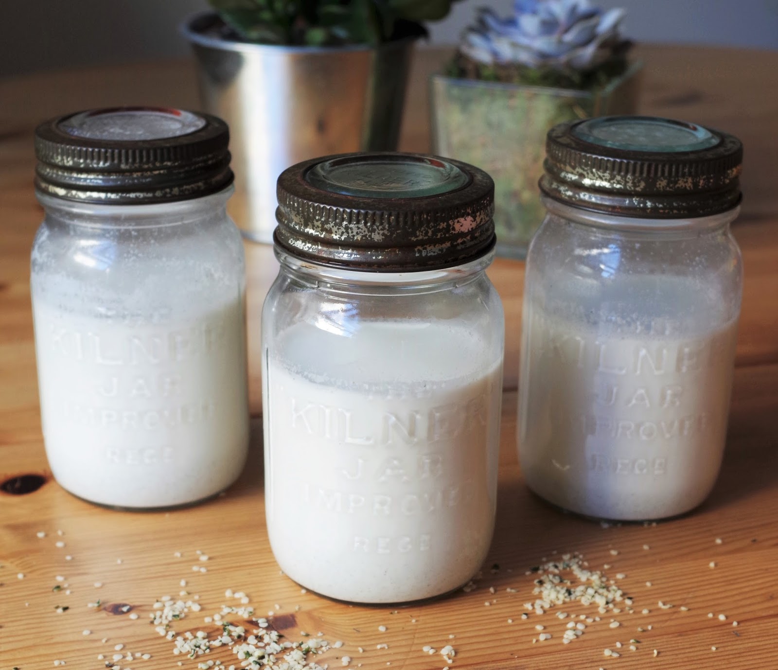 Homemade Hemp Milk Euphoric Vegan