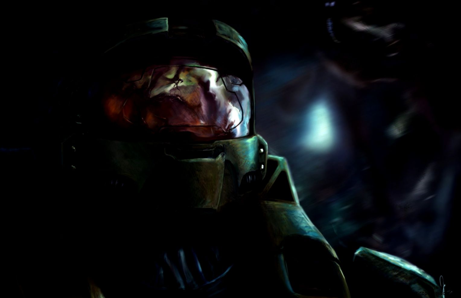Halo Warrior Armor Helmet Art wallpaper  1680x1050  9345 Halo Warrior Armor Helmet Art wallpaper  1680x1050  9345