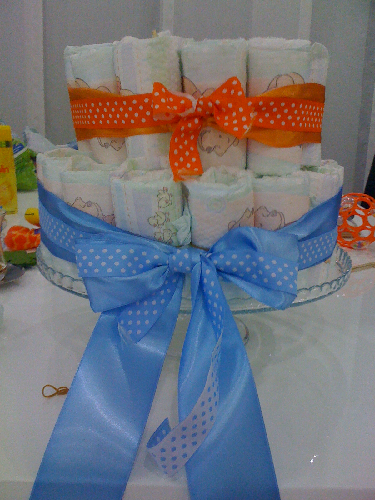 Hayatın Tuzu&amp;Biberi bebek bezinden süs pasta yapımı