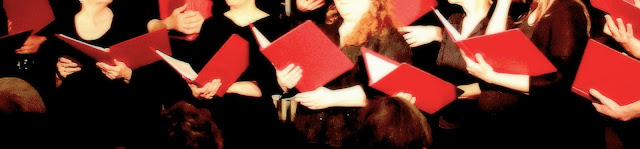 Choral Music Link up Banner showing choristers with music binders