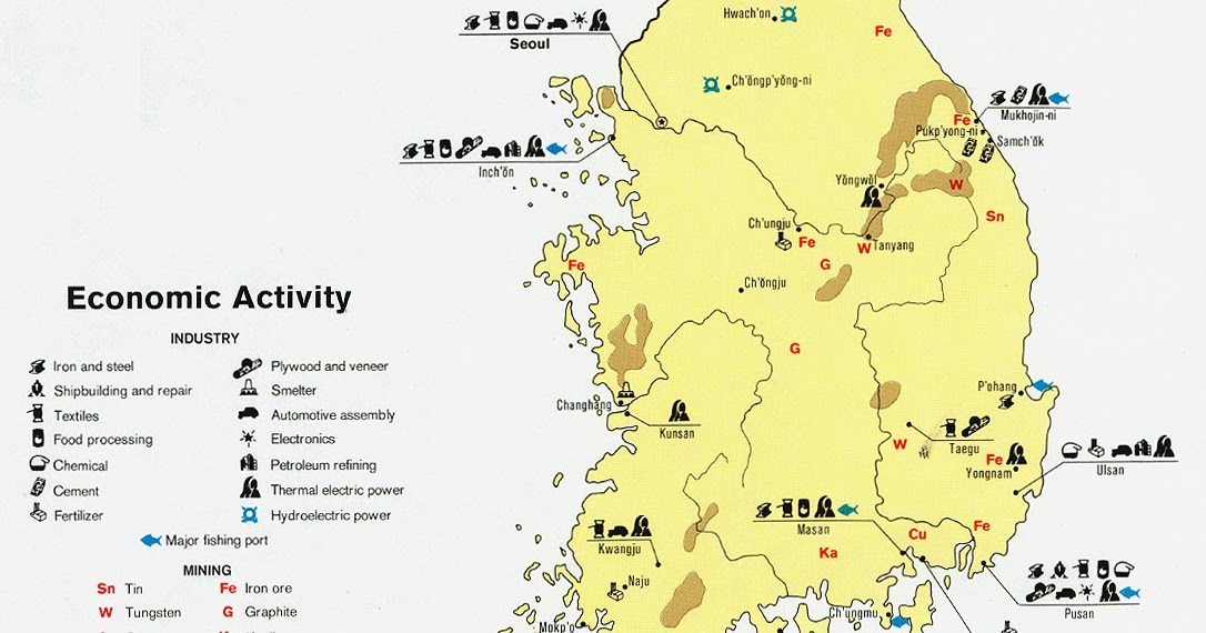 SOUTH KOREA GEOGRAPHICAL MAPS OF SOUTH KOREA Klima Naturali™