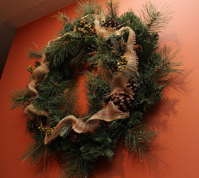 Christmas Burlap Wreath