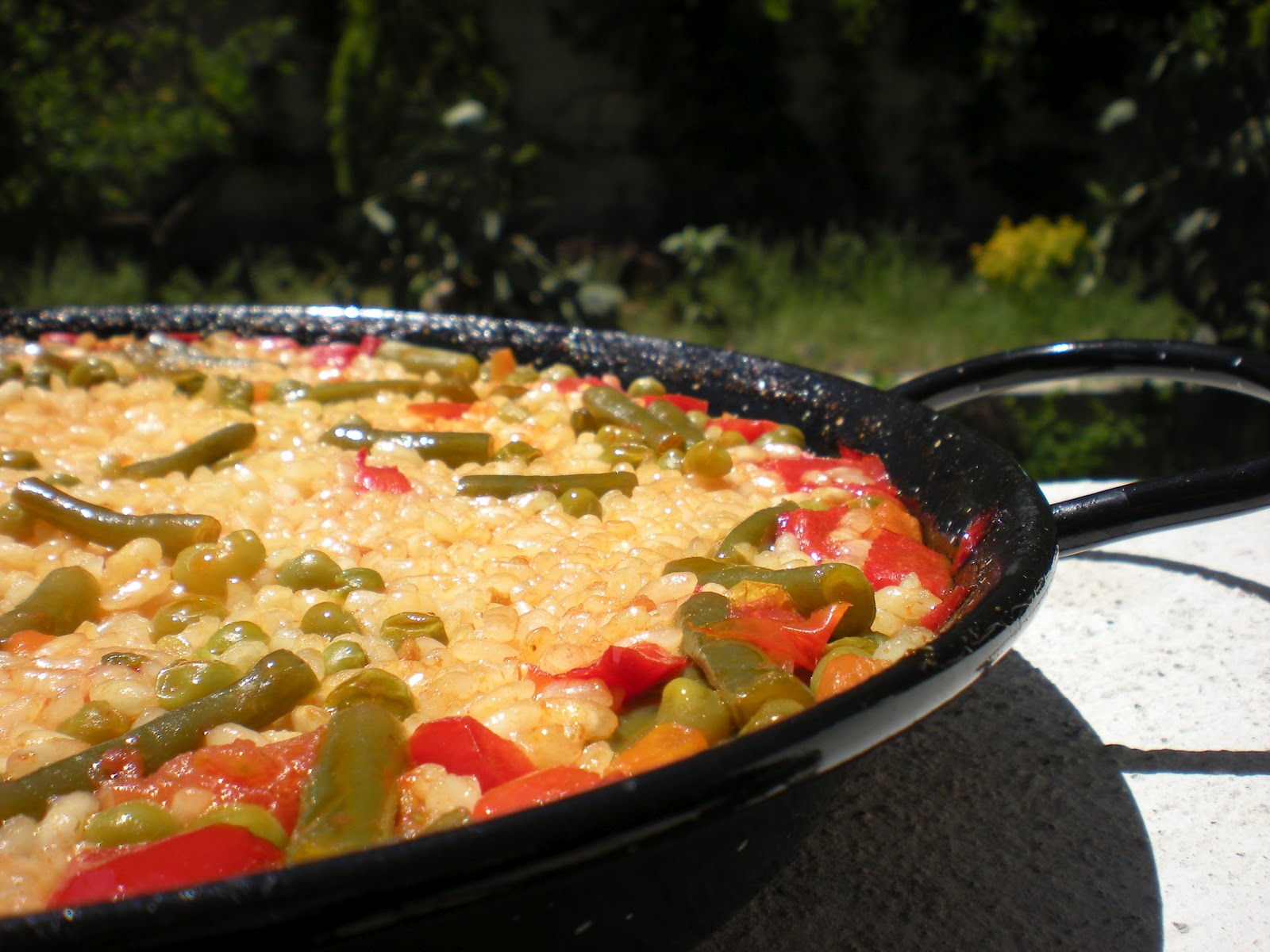 Paella di Verdure di Primavera...alla Valenciana Profumo di Sicilia