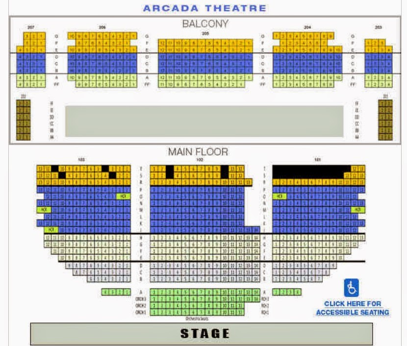 Arcada St Charles Seating Chart