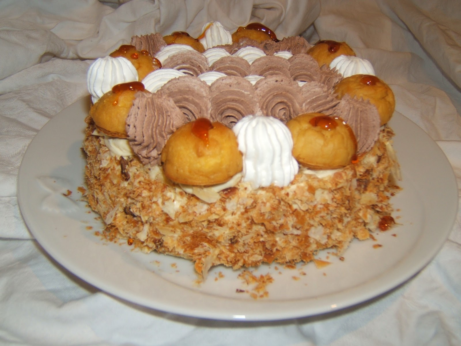 Vegan Saint Honoré Paradiso dei Dolci Vegan