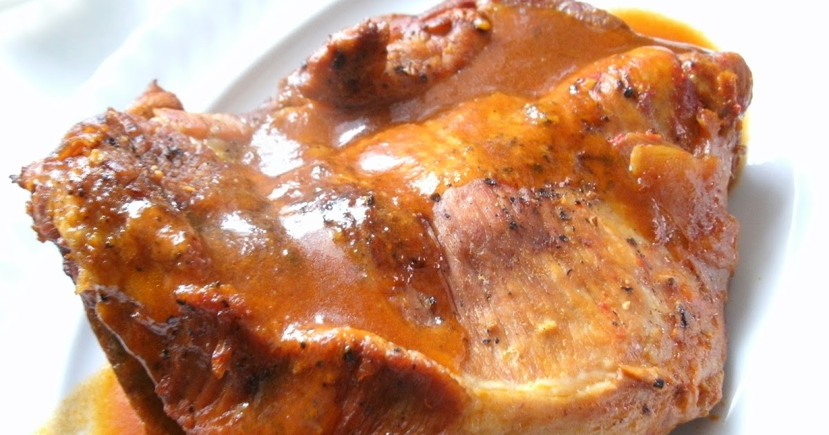 Bunter Kochloeffel Dicke Rippe Geschmort