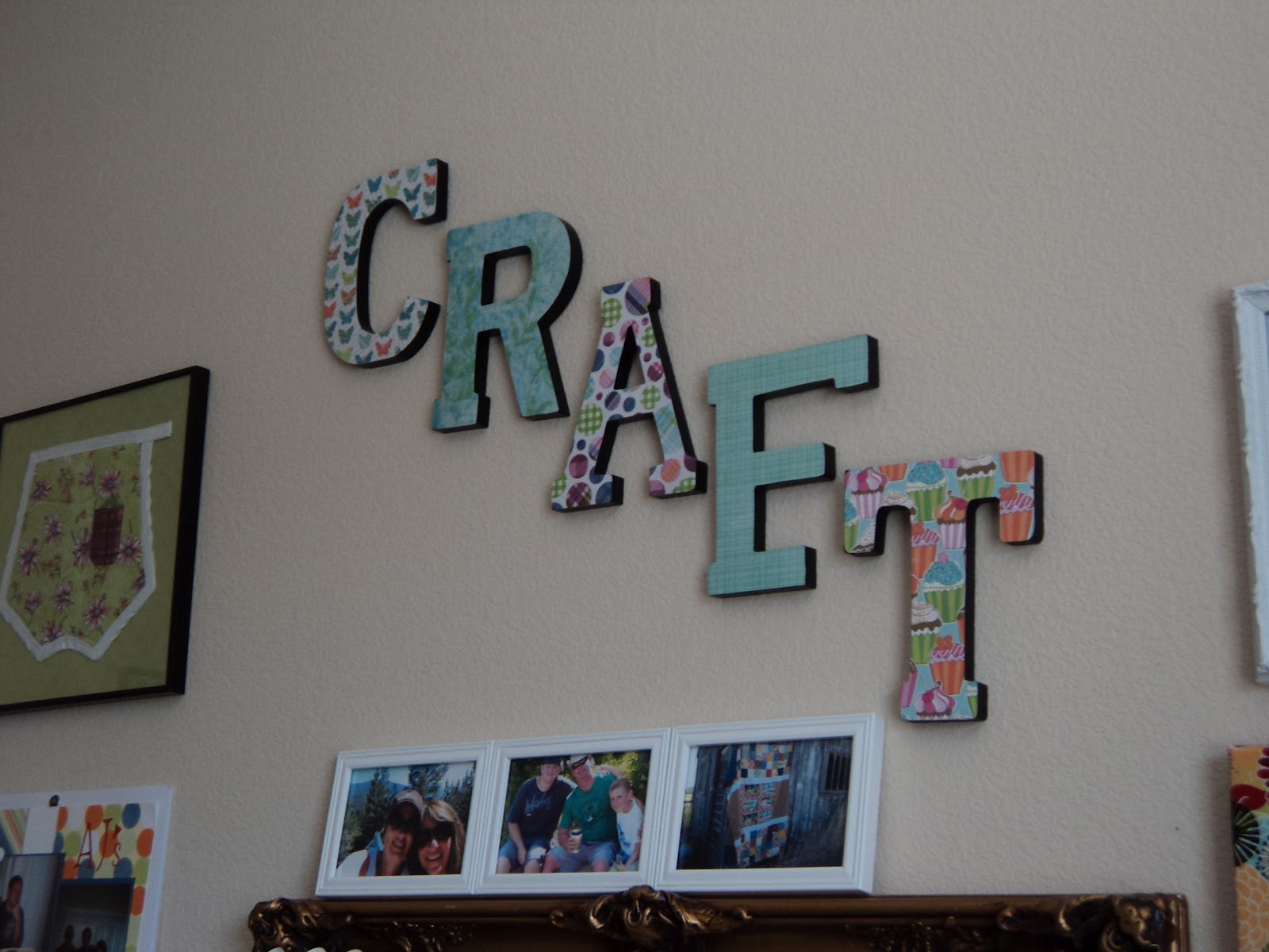 Crafty Vegas Mom more scrapbook wood letters