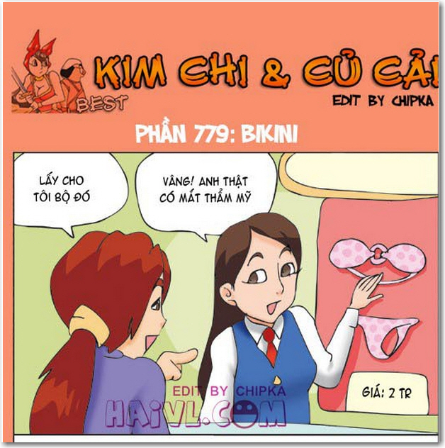 Kim chi va cu cai phan 779 - Bikini.  Đọc truyện tranh Kim chi và củ cải phần 779 - Bikini