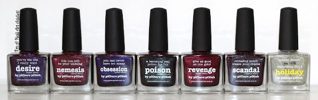 piCture pOlish // Desire, Nemesis, Obsession, Poison, Revenge, Scandal & Holiday