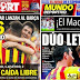 Após vitória, jornais espanhóis destacam dupla Neymar e Messi
