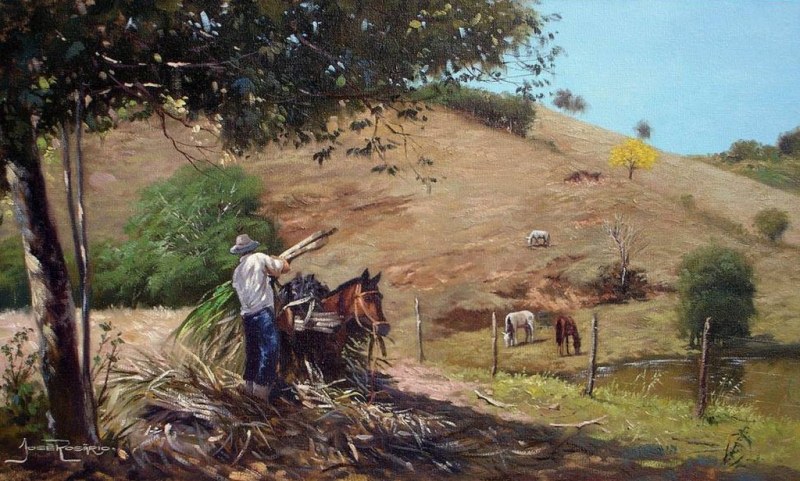 Im  genes Arte Pinturas  Campo Encanto Pintura Paisajista