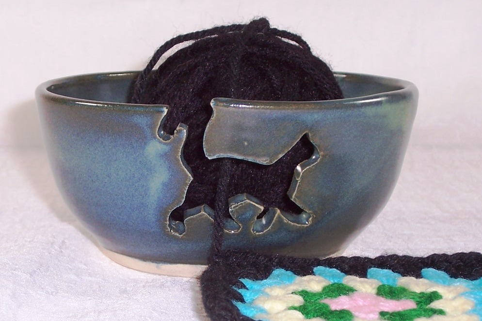 Claycrazy Pottery Ceramic Yarn Bowls Crochet Addict UK