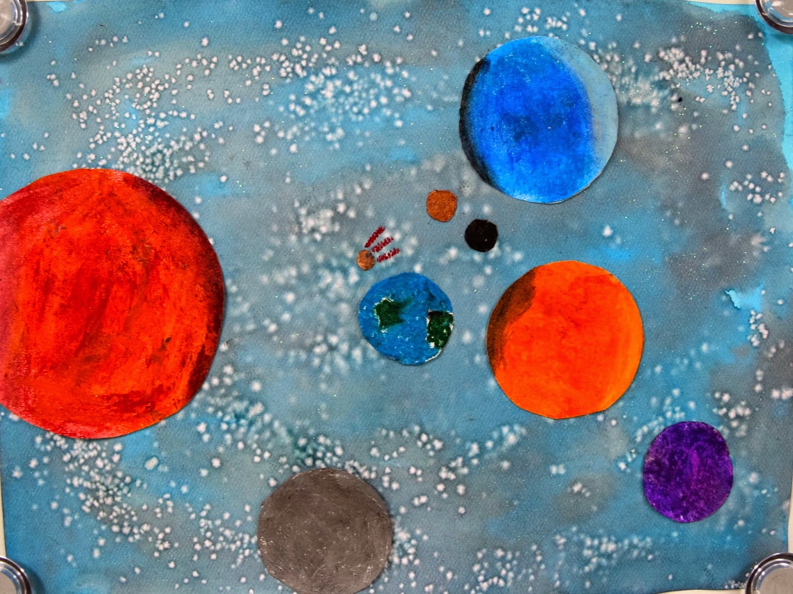 Oil Pastel and Composition Art with Mrs. Nguyen