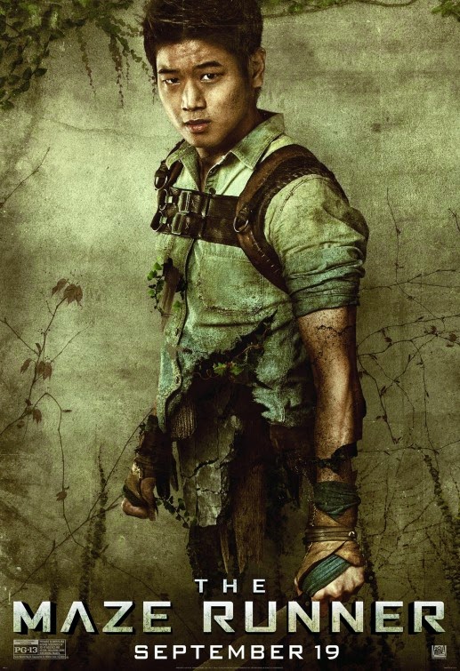 Split Screen: Posters das personagens de The Maze Runner