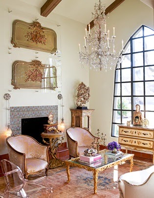 decora y disena: Decoración de Salas Estilo Clásico