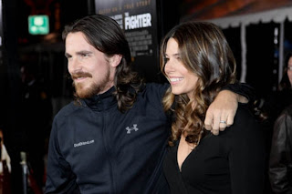 Christian Bale with Wife