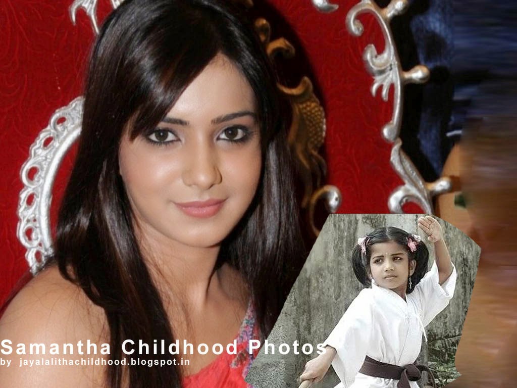 Jayalalitha Childhood Photos: Samantha childhood photos