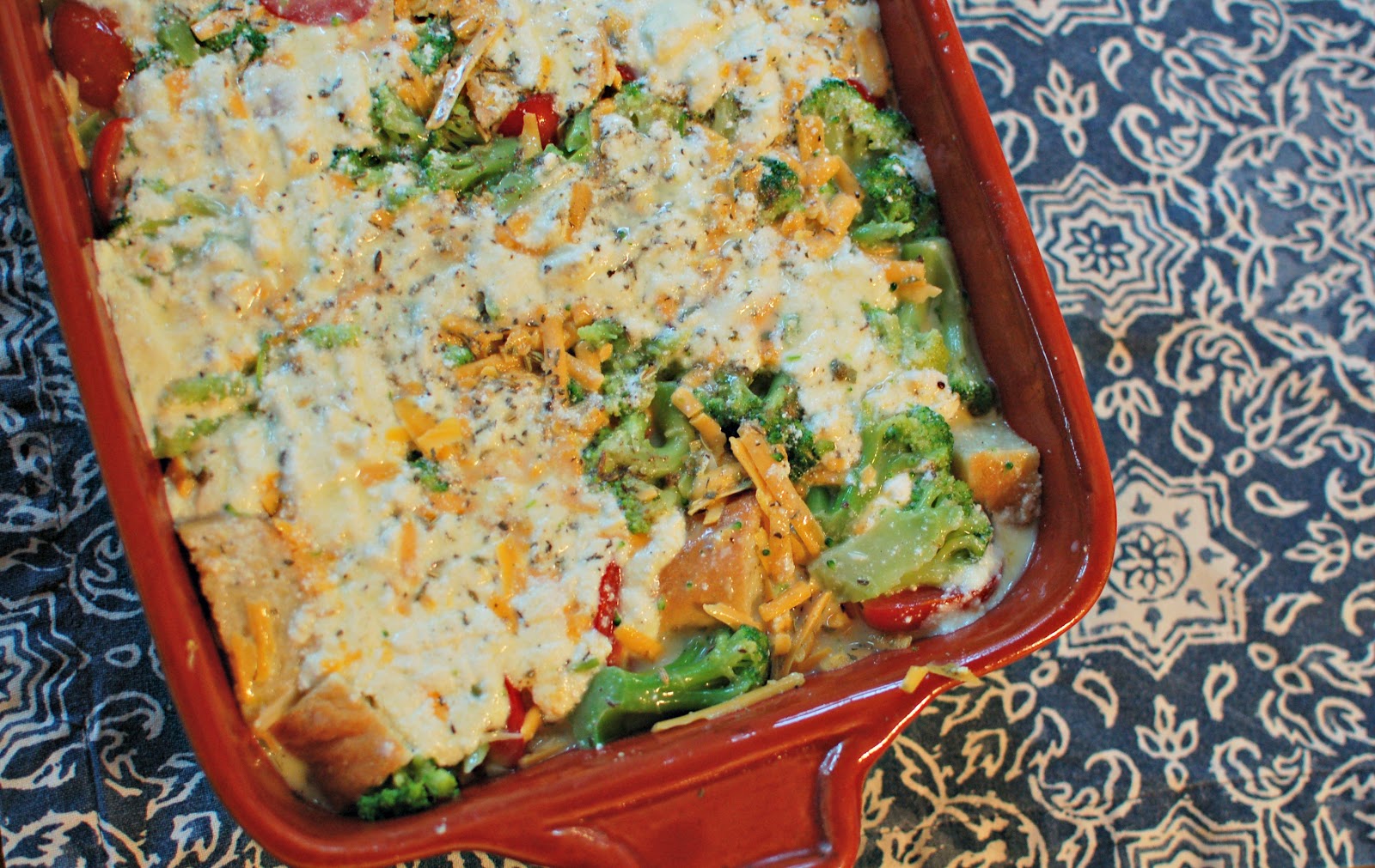 overnight tomato and ricotta breakfast strata lb's good spoon