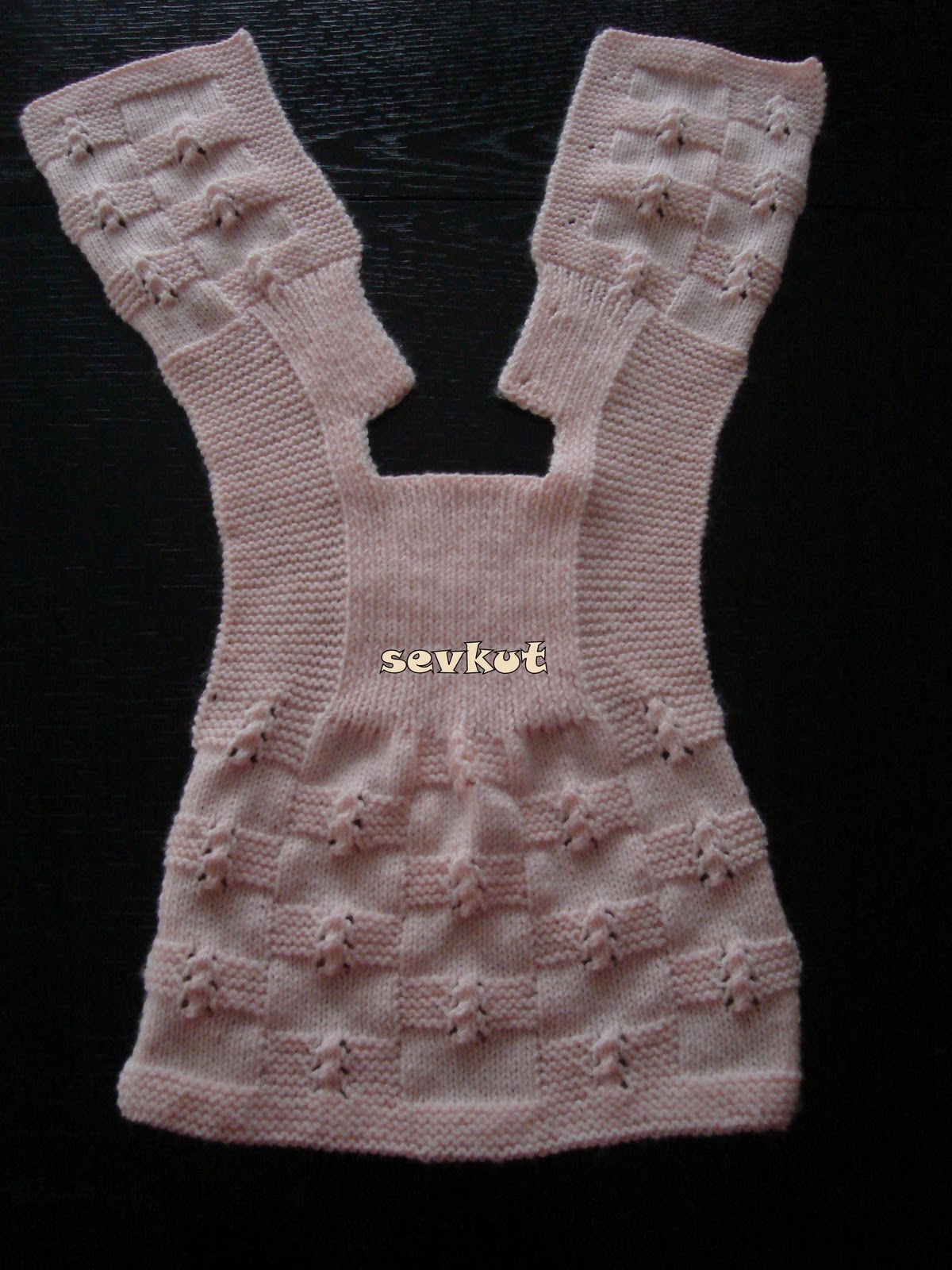SEVKUT�TAN EL BECERİLERİ Tek Parça Kız Bebek Yeleği