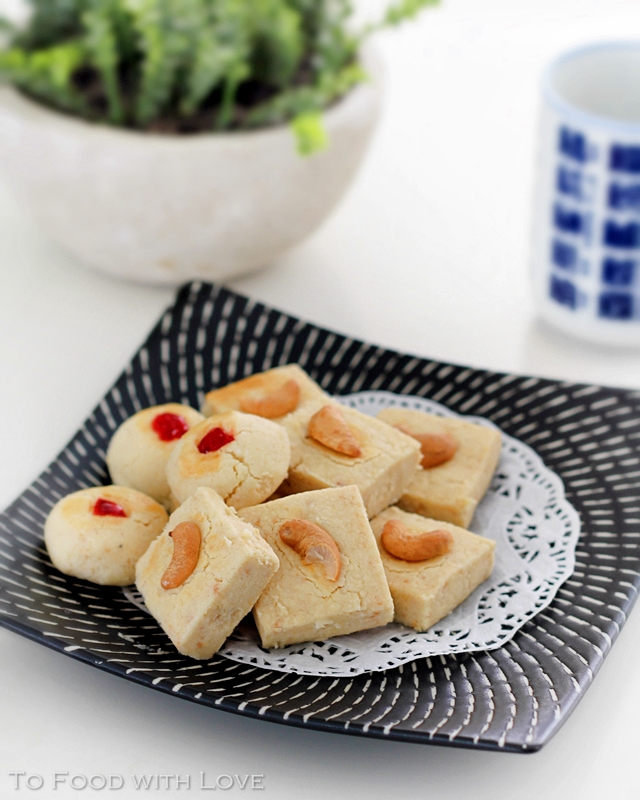 To Food with Love Cashew Semolina (Sugee) Cookies