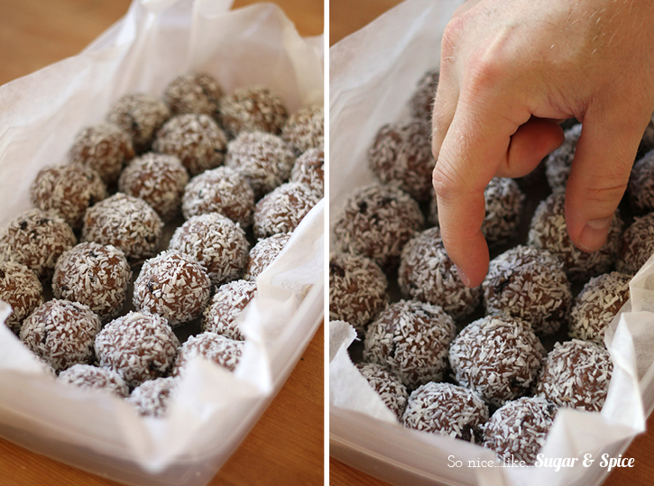 So Nice Like Sugar & Spice Coconut Rum Raisin Balls