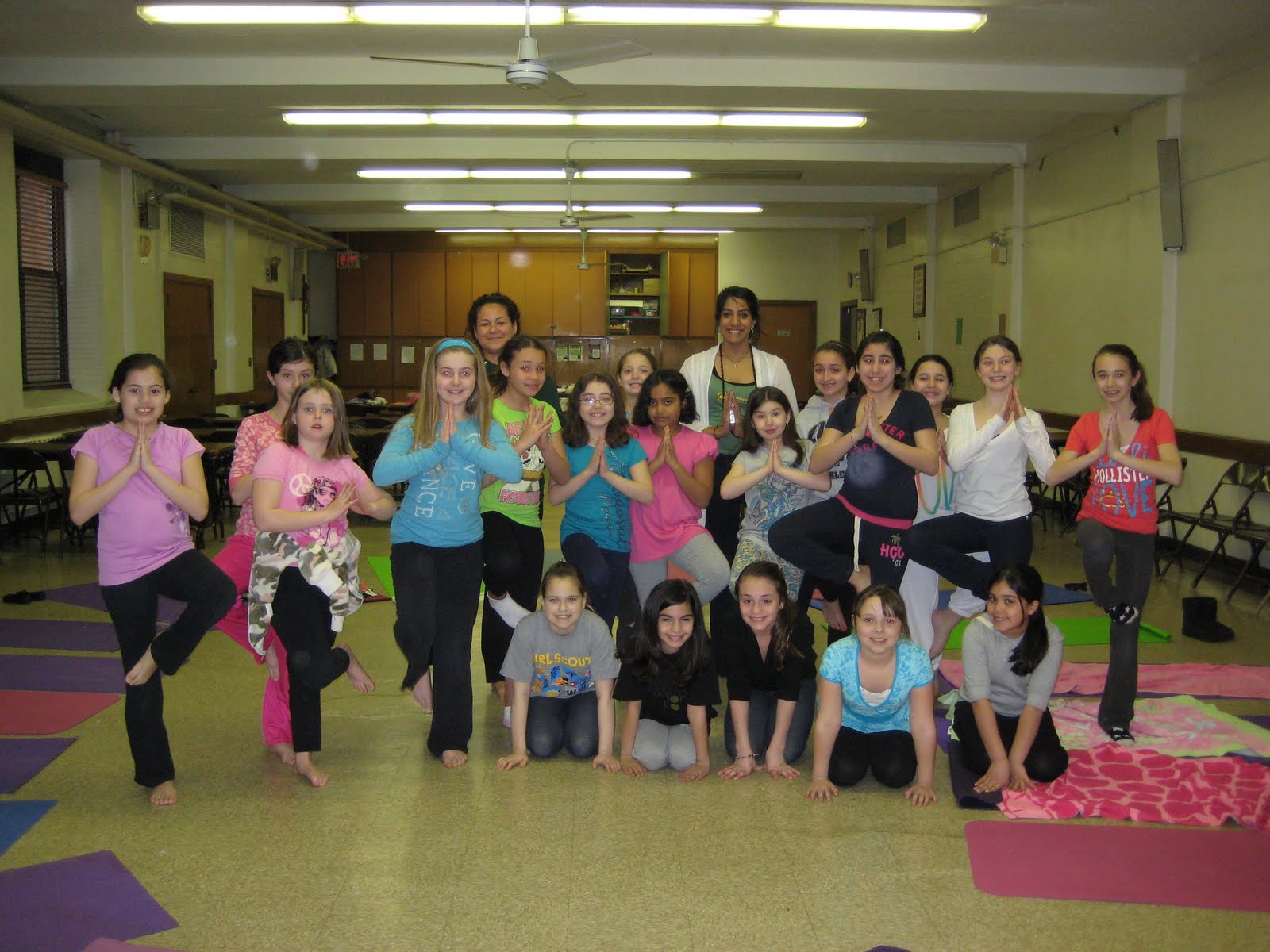 zogayoga Teaching Yoga to Girl Scouts