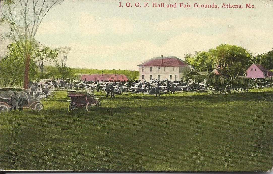 Heirlooms Reunited Early 1900s Postcard of Athens, Maine; from Nella