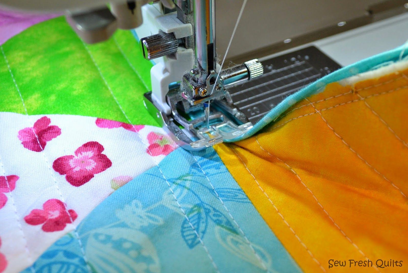 Sew Fresh Quilts Binding Inside Corners Tutorial