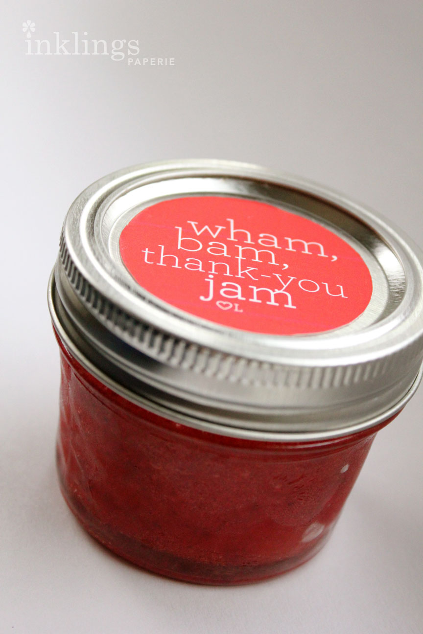 Inklings Paperie Wham, Bam, Thankyou Jam.