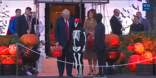 President Trump & Melania Host Halloween Event at the White House