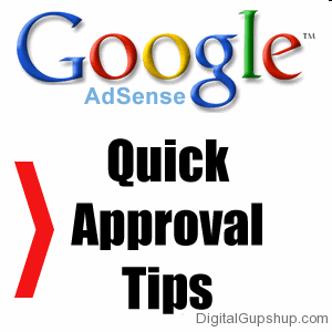 Google Adsense Quick Approval