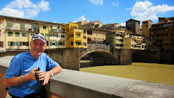 Réal devant le Ponte Vecchio