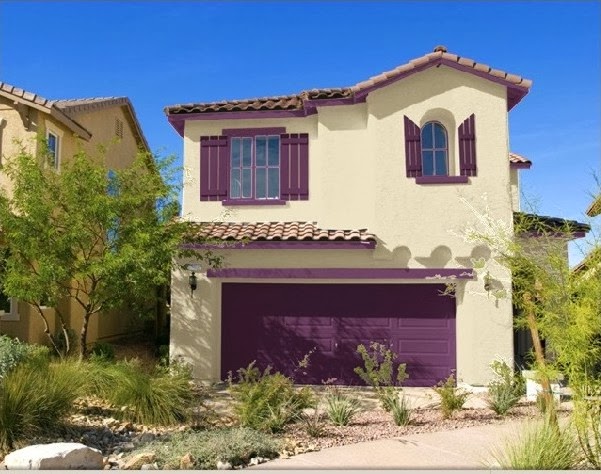 Decoración y Afinidades Colores para las Fachadas