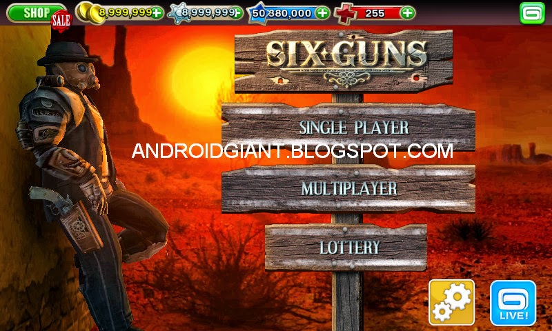 Скачать Six-Guns 1.1.8 Для Android