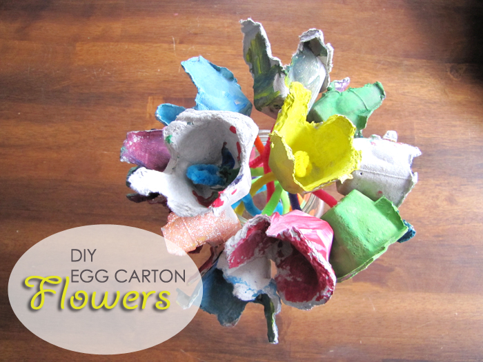 Imprintalish DIY Egg Carton Flowers {Spring Craft for Kids}