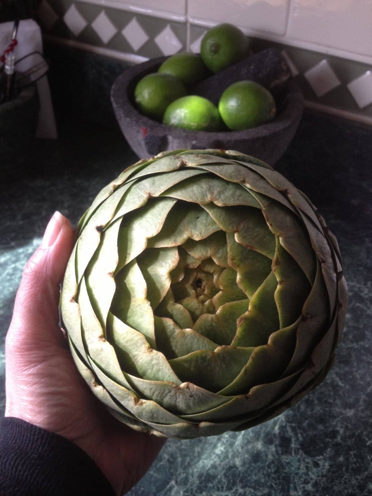 Carla's Kitchen Capers Stuffed Artichokes